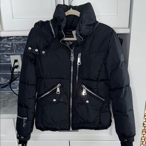 SAM Puffer Jacket with Silver Accents